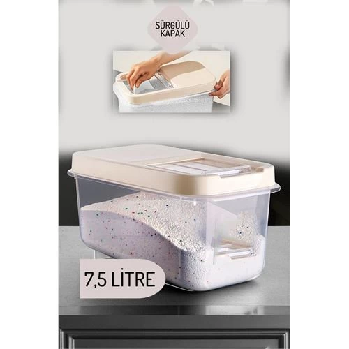 Modacar Reagan Tablet Ve Deterjan Saklama Kutusu 7.5 Lt Krem