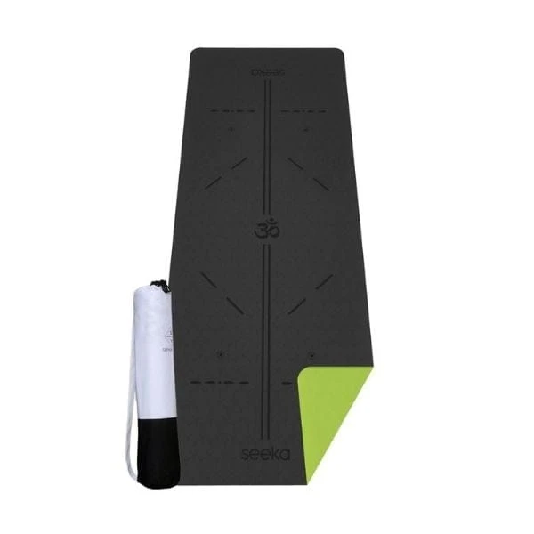 Seeka Yoga Stüdyo Serisi Tpe Yoga Mat Charcoal - Yeşil