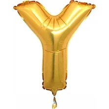 Grabo Harf Folyo Balon Gold Y