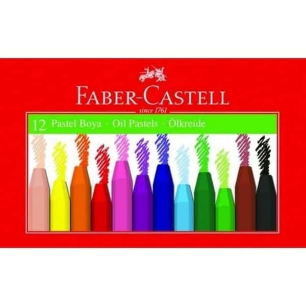 Faber Castell 12 Renk Karton Kutu Pastel Boya Seti