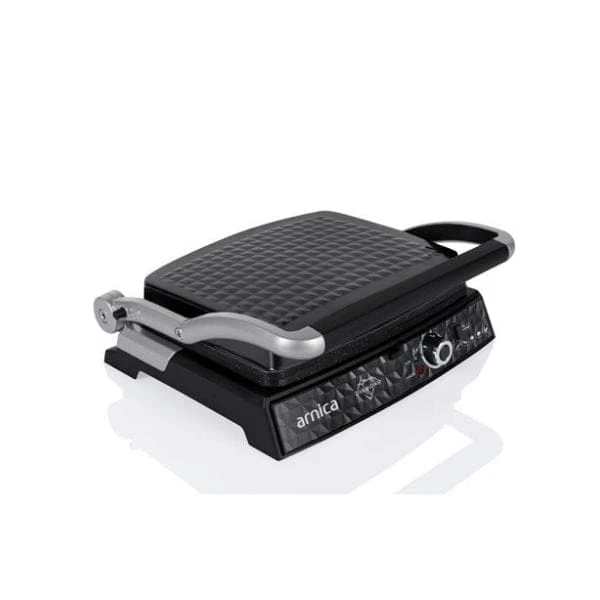 Arnica Diamond Granit Izgaralı Tost Makinesi Siyah