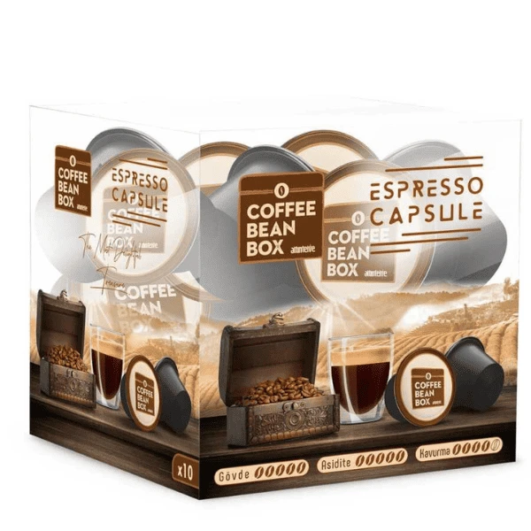 Coffee Bean Box Gold Kapsül Kahve 10'lu Paket