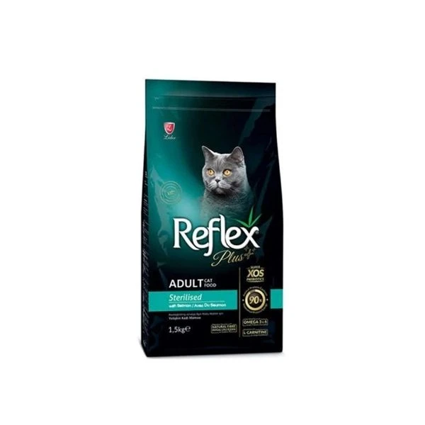 Reflex Plus Somonlu Kısırlaştırılmış Kedi Maması 1,5 Kg