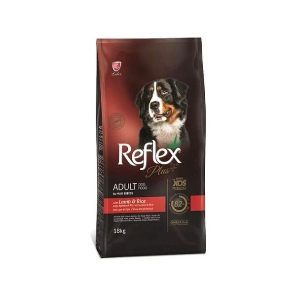 Reflex Plus Kuzulu Yetişkin Büyük Irk Köpek Maması 18 Kg