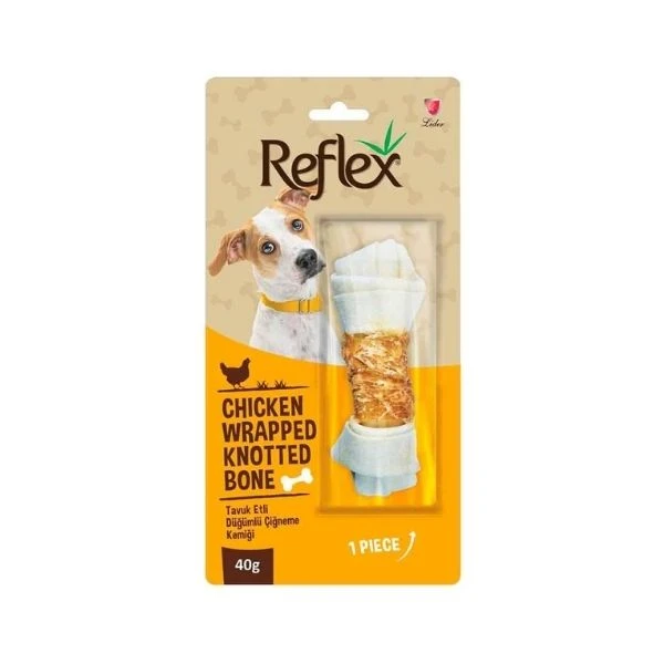 Reflex Tavuk Etli Düğümlü Kemik 40 Gr