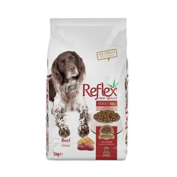 Reflex High Energy Biftekli Yetişkin Köpek Maması 3 Kg