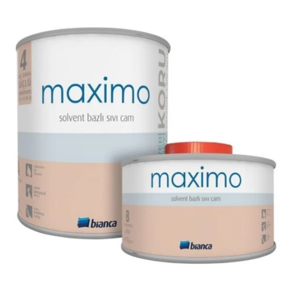 Bianca Maximo Solvent Bazlı Sıvı Cam Parlak 500 Ml