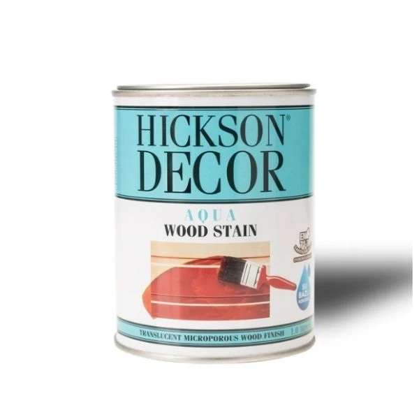 Hickson Dekor Aqua Stain Polar Su Bazlı Ahşap Boyası Beyaz  2,5 Lt