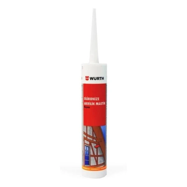 Würth Silikonize Akrilik Mastik 310 Ml
