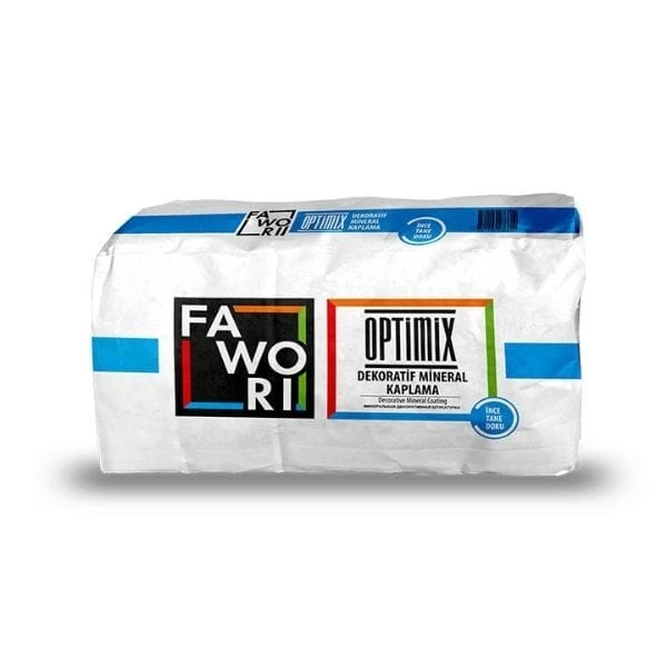 Fawori Optimix Dekoratif Kaplama (İnce Tane Dokulu) 25 Kg
