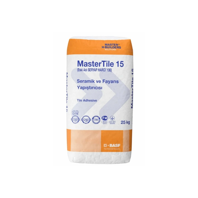 25 Kg Mastertile 15 Beyaz Çimento Esaslı Seramik Ve Fayans Yapıştırıcısı (seryap Harci 130)