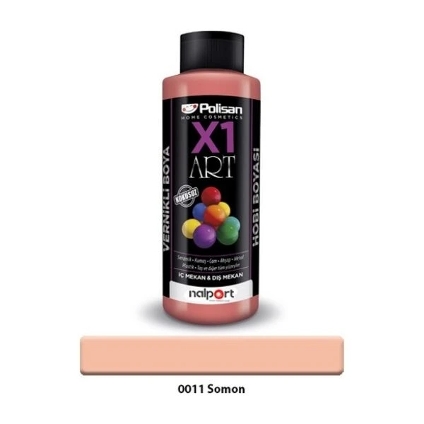 Polisan X1 Art Multisurface Hobi Boyası Somon 120 Ml