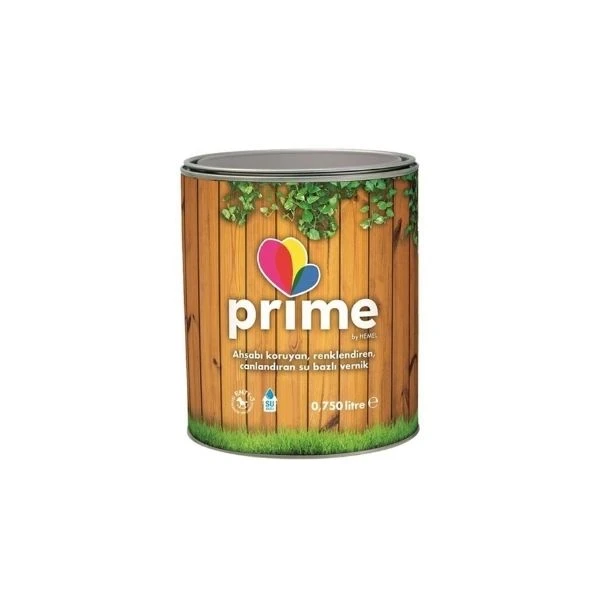 Prime Su Bazlı Ahşap Vernik Fındık 0,75 Lt