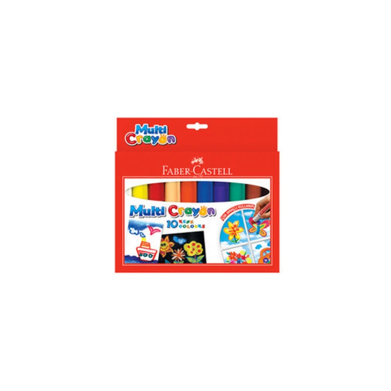 Faber Castell Multi Crayon 10 Renk Pastel Boya