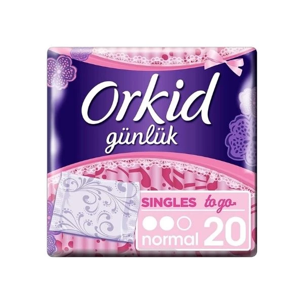 Orkid Günlük Ped Normal Koruma 20 Adet Tekli Paket