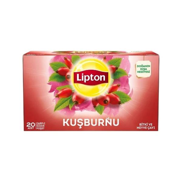 Lipton Kuşburnu Çayı Bardak Poşet 20 'li