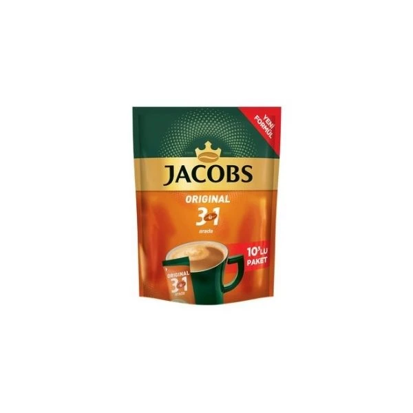 Jacobs 3'ü 1 Arada 16 Gr 10'lu Paket 160 Gr