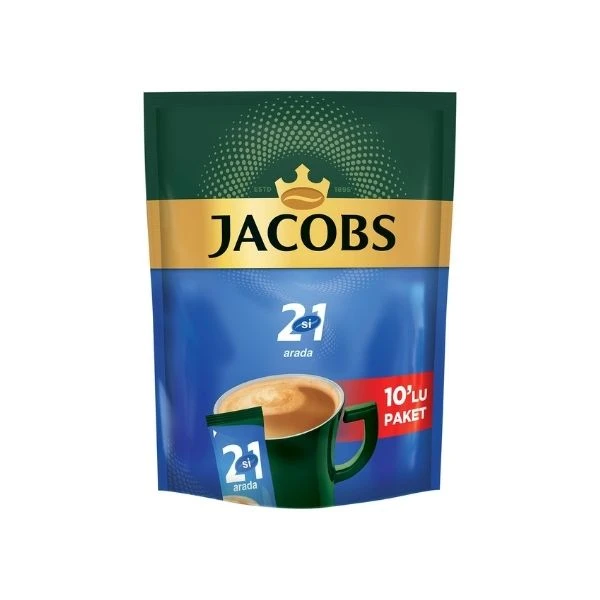 Jacobs 2'si 1 Arada 10'lu Paket