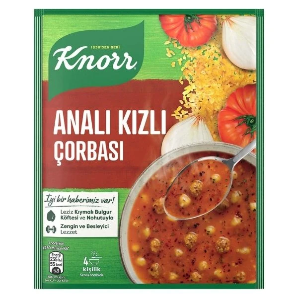 Knorr Hazır Çorba Analı Kızlı Çorbası 4 Kişilik 70 Gram