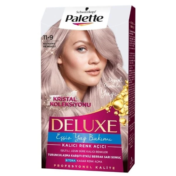 Palette Deluxe 11-9 Kuvars Pembesi Saç Boyası