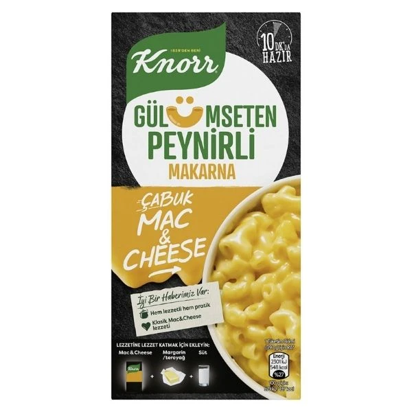 Knorr Çabuk Mac Cheese Peynirli Makarna 212 Gram