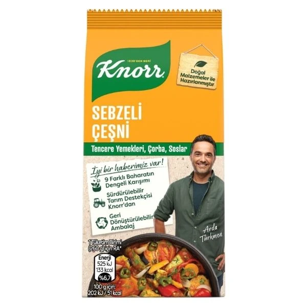 Knorr Sebzeli Çeşni 65 Gram