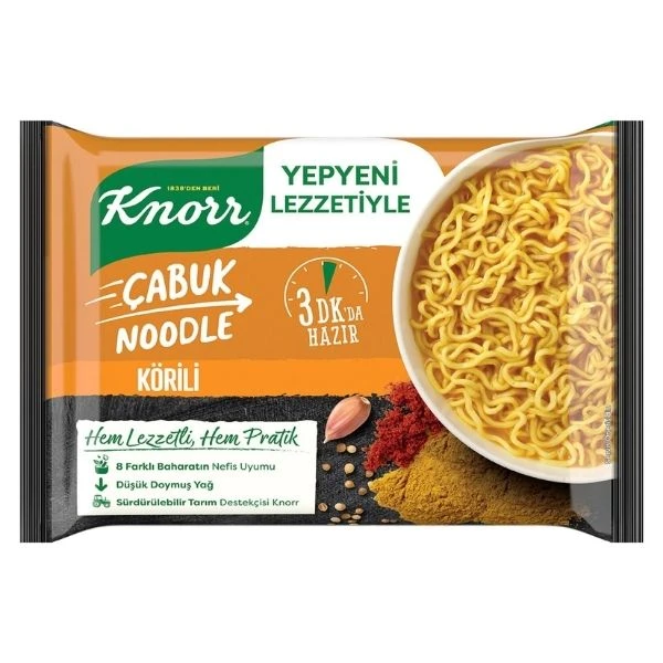 Knorr Çabuk Noodle Körili 66 Gram