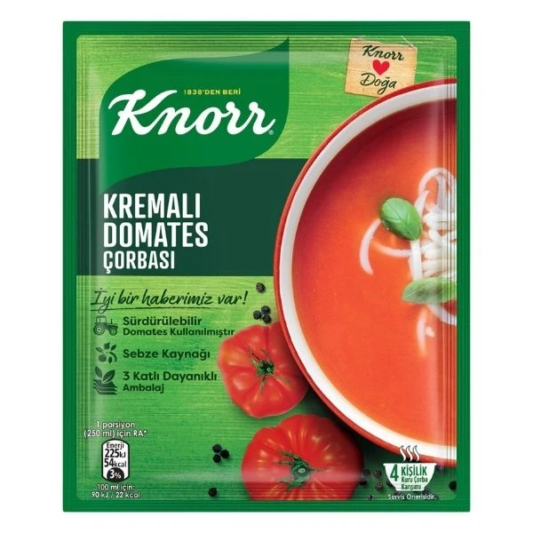 Knorr Çorba Kremalı Domates 69 Gram