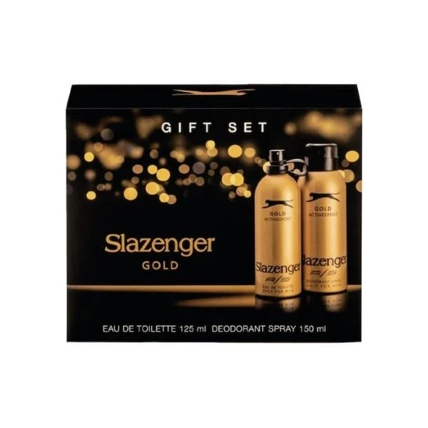 Slazenger Active Sport Gold Erkek Parfüm Edt 125 Ml  Deodorant 150 Ml 2'li Set