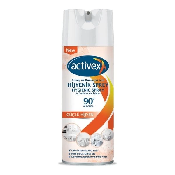 Activex Hijyenik Kumaş Ve Yüzey Spreyi 400 Ml
