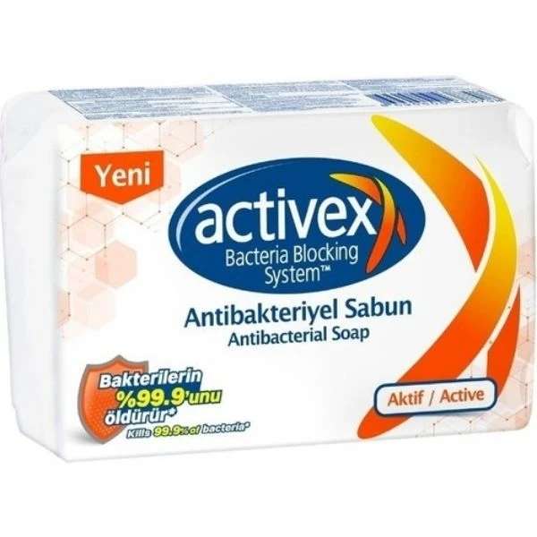 Activex Antibakteriyel Katı Sabun Hassas 4x80 Gr