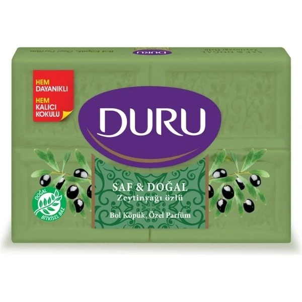 Duru Saf Ve Doğal Yeşil Zeytinyağlı Sabun 600 Gr