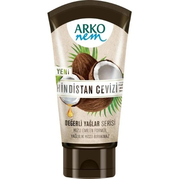 Arko Nem Değerli Yağlar Hindistan Cevizi Yağlı Krem 60 Ml