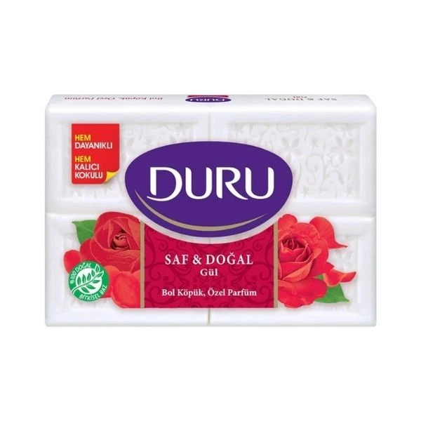 Duru Saf Ve Doğal Gül Kalıp Sabun 600 Gr