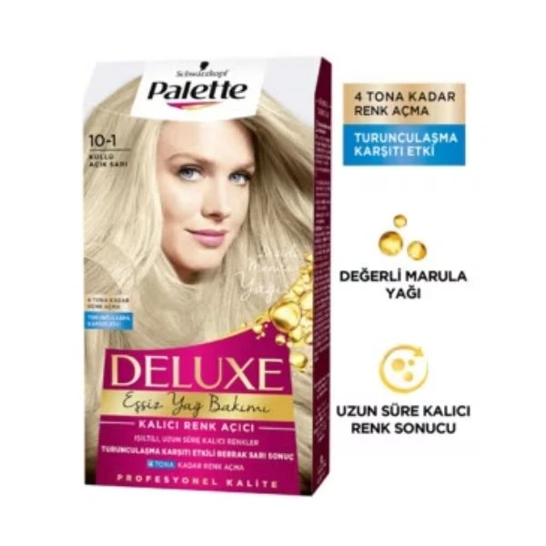 Palette Deluxe 10-1 Küllü Açık Sarı Saç Boyası