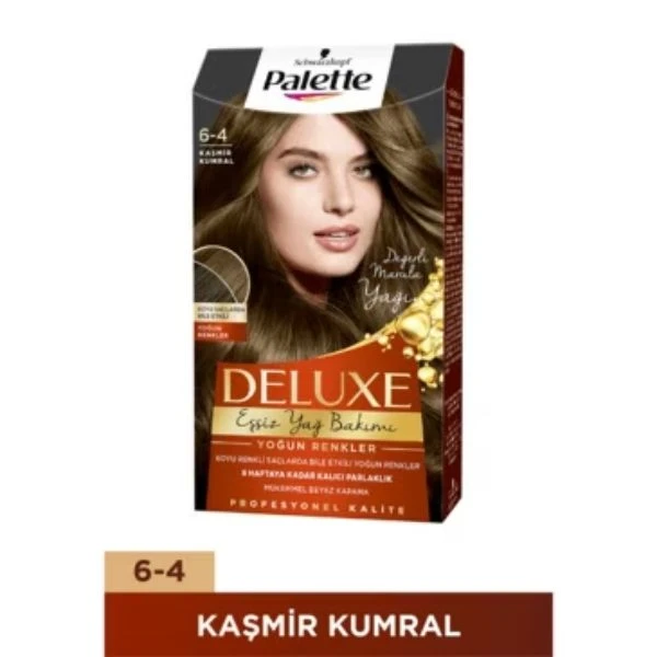 Palette Deluxe Yoğun Renkler 6-4 Kaşmir Kumral Saç Boyası
