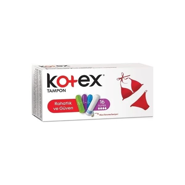 Kotex Tampon Süper 16 Adet