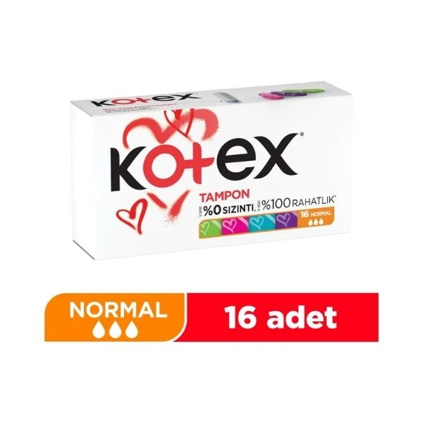 Kotex Tampon Normal 16 Adet