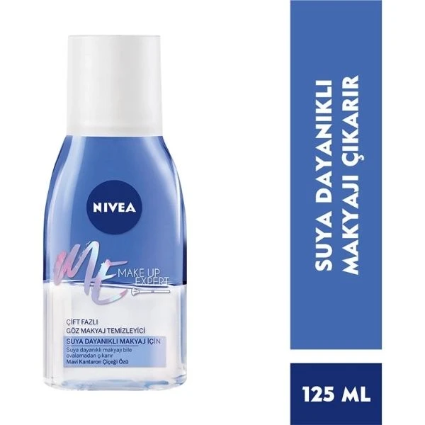 Nivea Make Up Expert Çift Fazlı Göz Makyaj Temizleyici 125 Ml