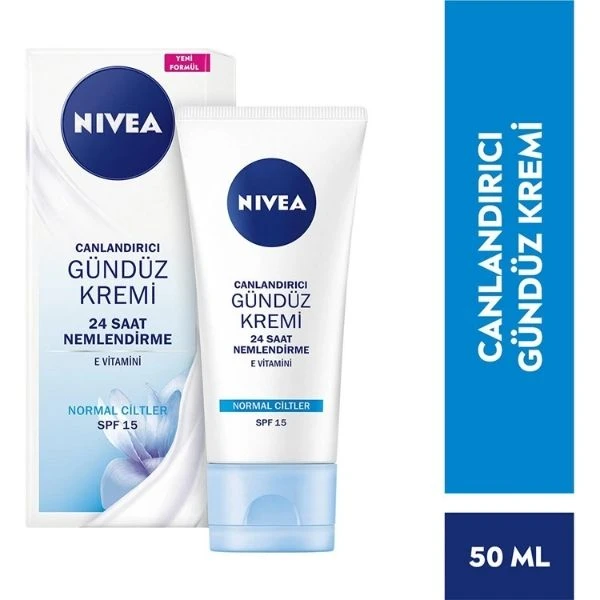 Nivea Essentials Canlandırıcı Gündüz Yüz Bakım Kremi Normal Ciltler  50 Ml