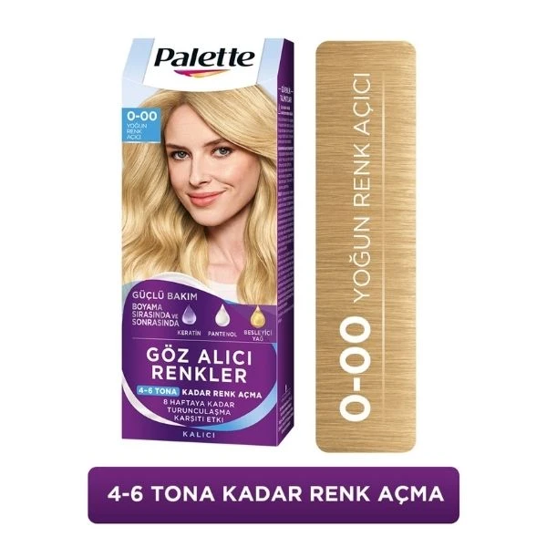 Palette Göz Alıcı Renkler 0-00 Yoğun Renk Açıcı Saç Boyası