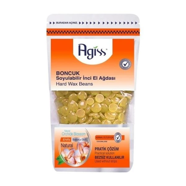 Agiss Normal Ciltler İçin Boncuk Soyulabilir İnci El Ağdası 220 Gram