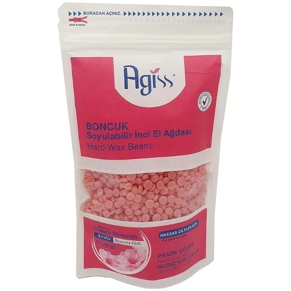 Agiss Boncuk Sir Ağda Hassas Ciltler İçin Pudralı 220 Gr