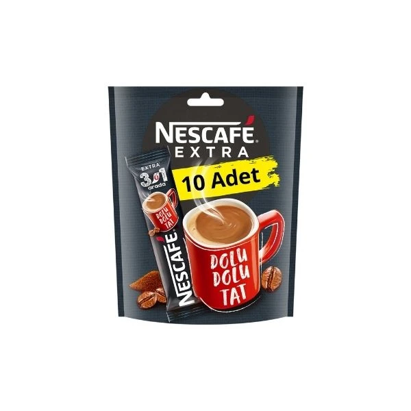 Nescafe 3'ü 1 Arada Extra 16.5 X 10'lu Paket