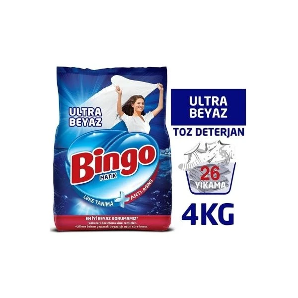 Bingo Matik Ultra Beyaz 4 Kg