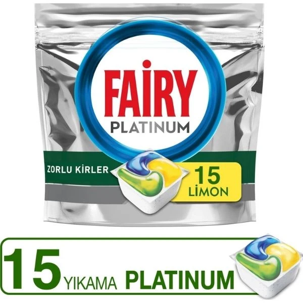 Fairy Platinum 15'li Bulaşık Makinası Deterjanı Tableti