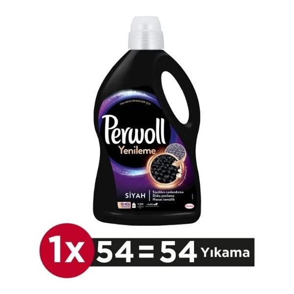 Perwoll Yenileme Ve Onarım Siyah 2.97 Litre 54 Yıkama