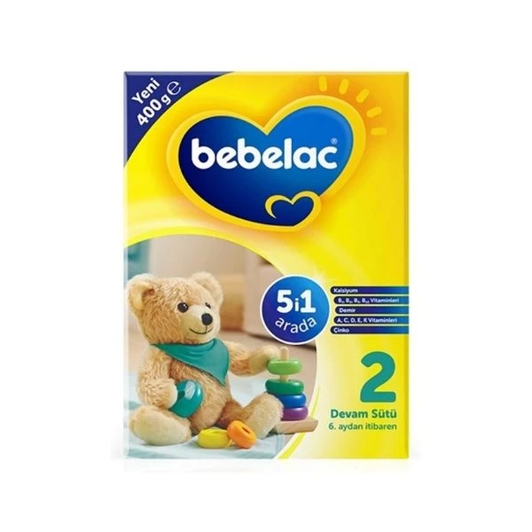 Bebelac 2 Devam Sütü 400 Gr 6-12 Ay