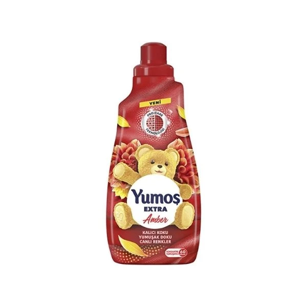 Yumoş Extra Konsantre Çamaşır Yumuşatıcısı Renkliler İçin Amber 1440 Ml