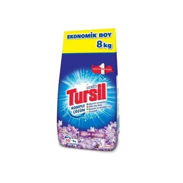 Tursil Matik Leylak Bahçesi Çamaşır Deterjanı 8 Kg